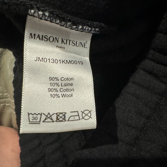 Maison Kitsuné RUE RICHELIEU DRAWSTING REGULAR JOG PANTS W Small - Picture 6 of 8